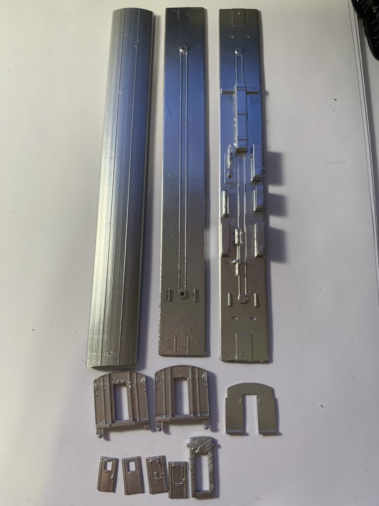 CK04 N Scale Budd Fluted Roof Core Kit