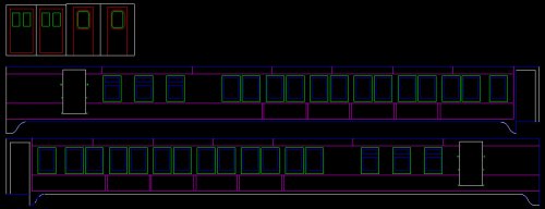 #2802 MP ACF Stream-Styled Smooth Side Coach Mail