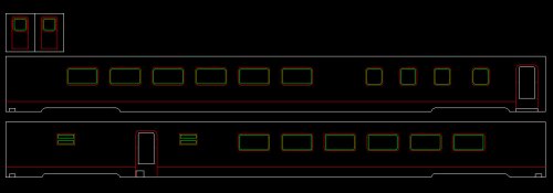 #9624-024 Budd PRR Slab Side 48 Seat Diner