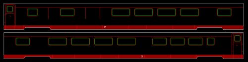 #9670-017 C&O Budd Fluted Side 32 Seat Family Coach